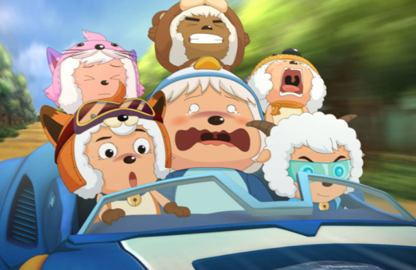 喜羊羊羊村最特殊的一种羊头上顶朵花一旦摘下便暴走变强大