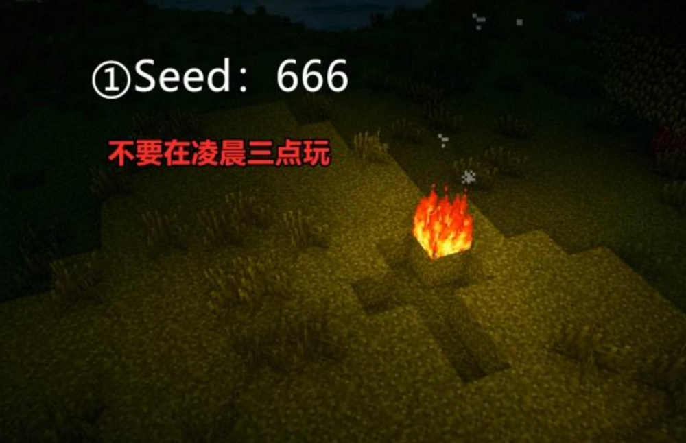 我的世界 被列为 禁止 输入的666种子 究竟发生过什么