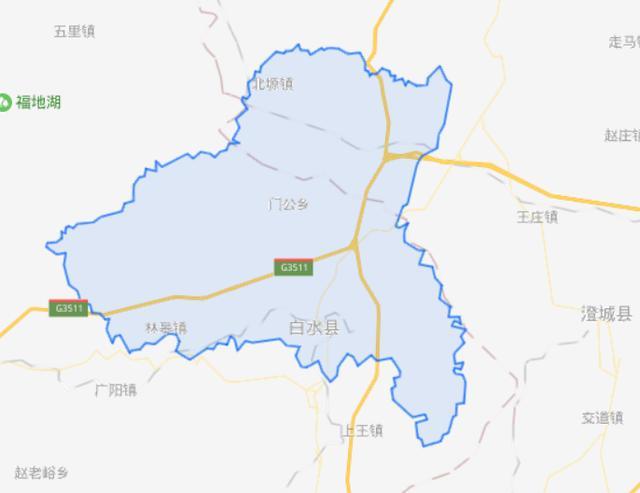 三梁武帝永平三年(510年),将白水郡与白水县移治今白水县南部,不久仍