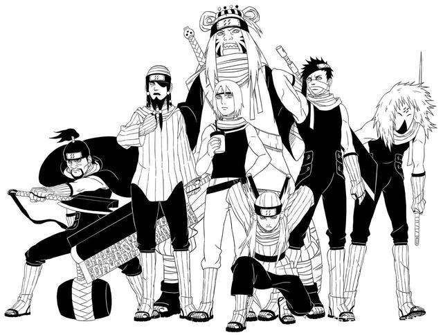 火影忍者 忍刀七人众的首位首领 拿泡泡做武器 让鬼鲛五体投地