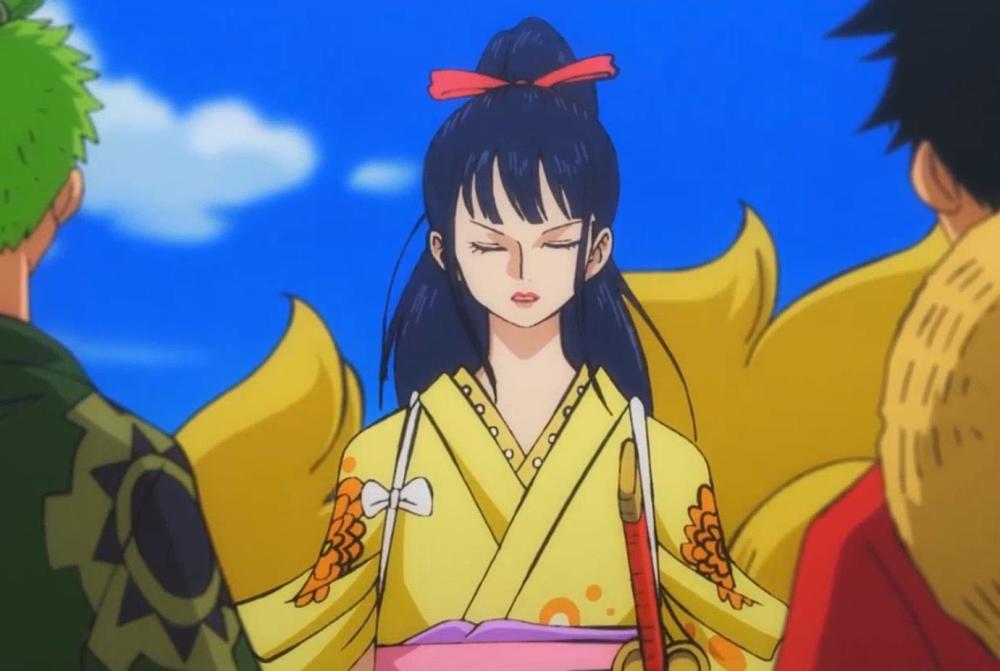 海贼王,阿菊扎马尾的样子格外迷人,一向冷漠的索隆都多看了两眼_腾讯