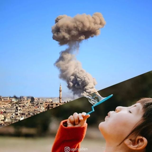 同一个地球,不同的世界,这些强烈反差的照片让人沉默