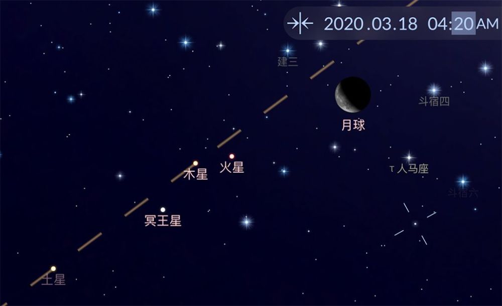 月球旁边的亮星是什么星