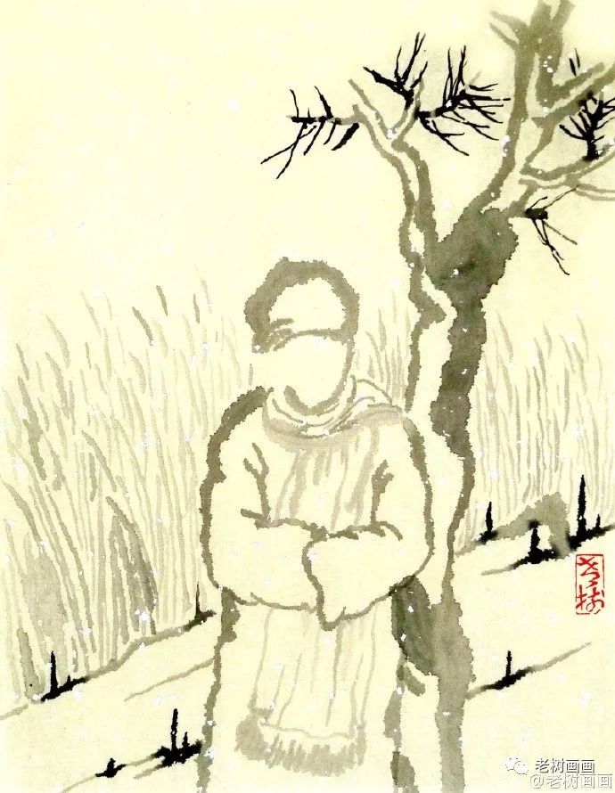 老树|我的语文老师,风致儒雅孤高.说话慢条斯理,从不低头哈腰.