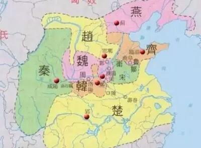 春秋战国时七国的首都 都是现在的哪个城市