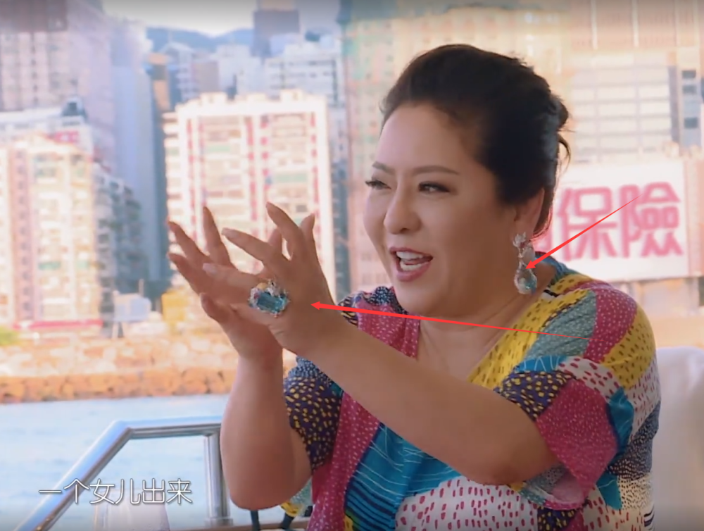 向太参加向佐郭碧婷的节目,看清她戴的水晶耳