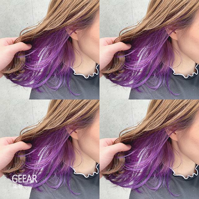 电光紫发色风潮吹到亚洲!来看看日本女孩如何驾驭