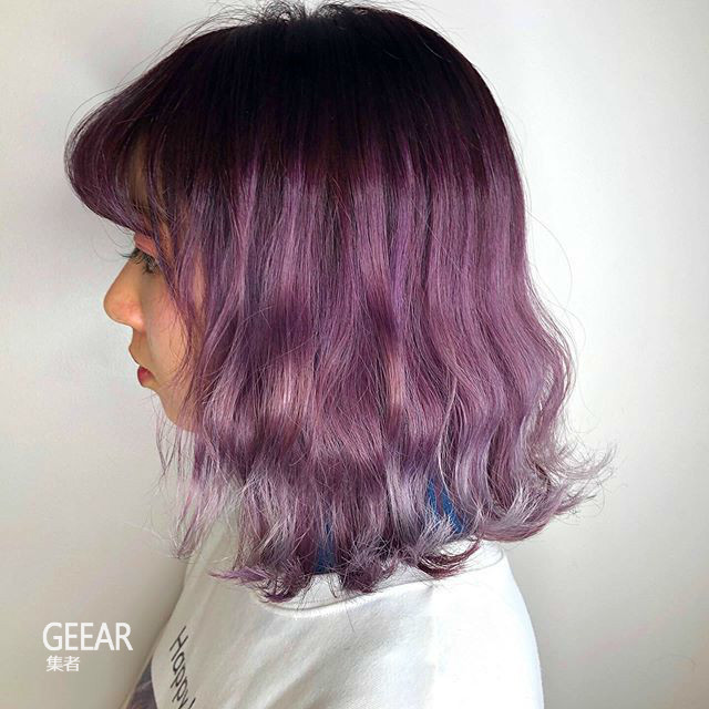 电光紫发色风潮吹到亚洲!来看看日本女孩如何驾驭