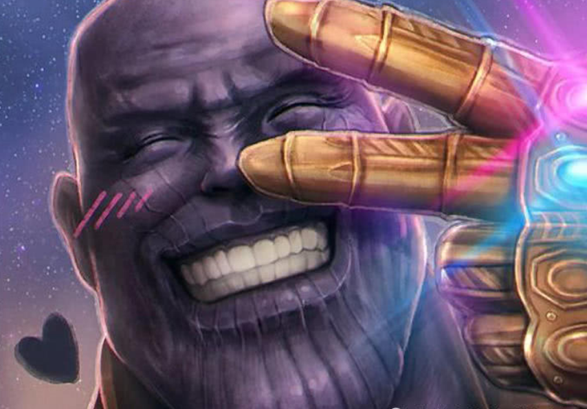 漫威英雄在线卖萌剪刀手太可爱我认识的灭霸不能这么萌