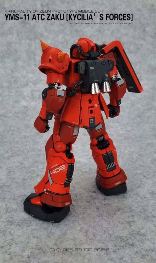 骚气的不只是颜色!hg gto扎古改造范例!