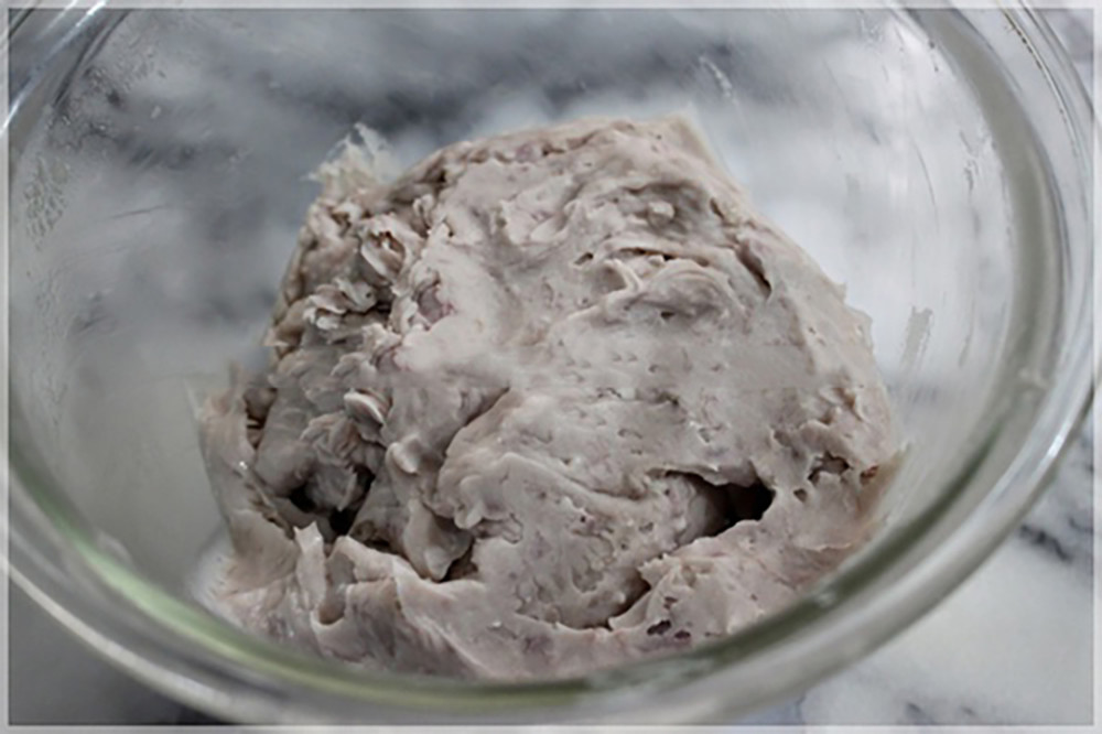 一道简单做法甜点芋泥糯米滋 香甜可口 减肥暖身 女生都喜欢