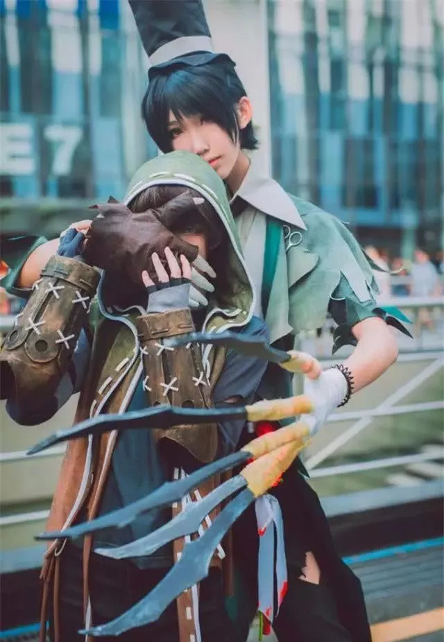 第五人格cos:漫展出没"杰佣",两人互动有爱,网友:上头