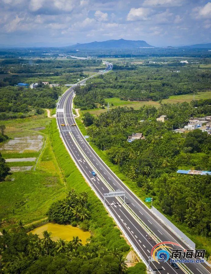 文琼高速公路打破海南多项记录最新航拍照片出炉