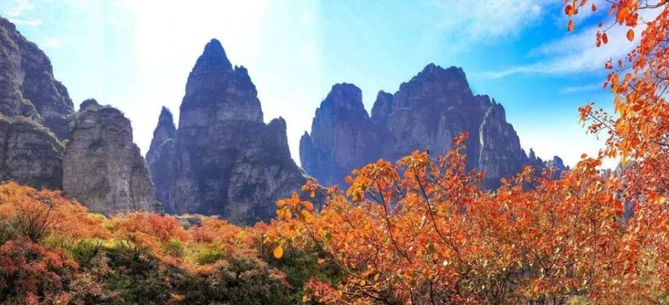 狼牙山镇|北京180公里处，有座英雄的山，这里风景美如画，秋色醉人！