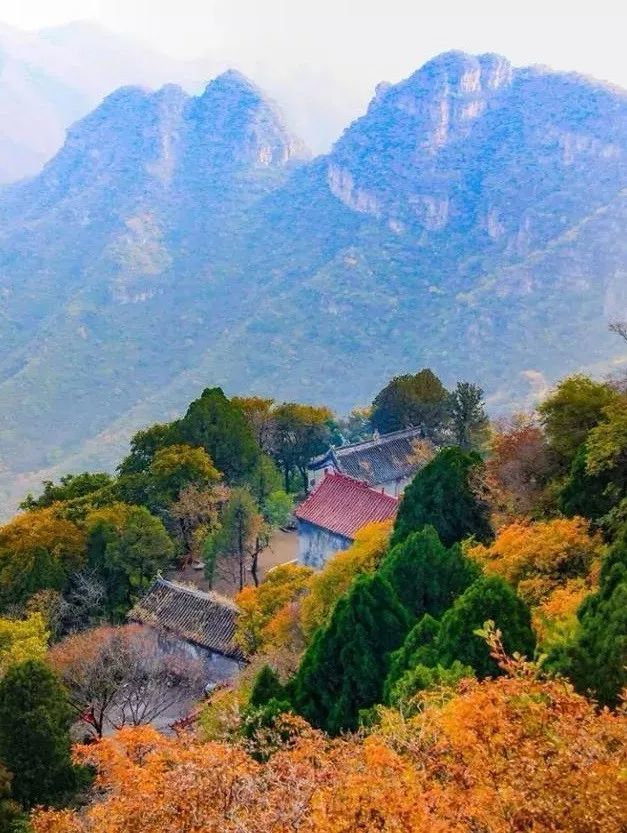 狼牙山镇|北京180公里处，有座英雄的山，这里风景美如画，秋色醉人！