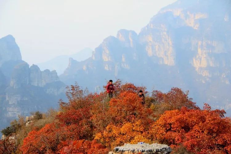 狼牙山镇|北京180公里处，有座英雄的山，这里风景美如画，秋色醉人！
