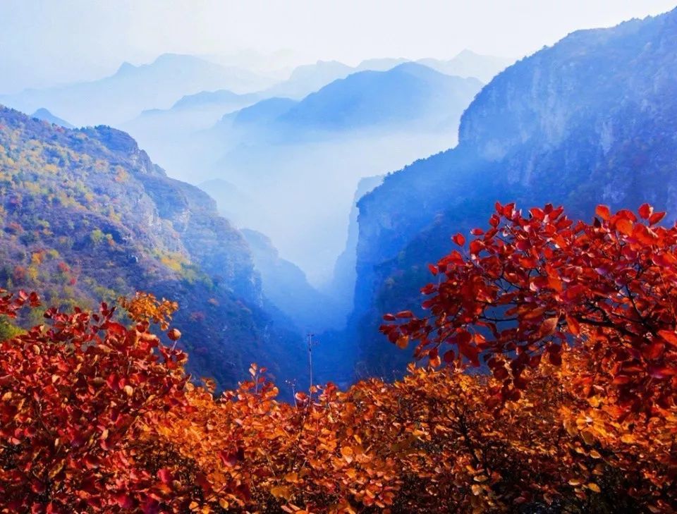 狼牙山镇|北京180公里处，有座英雄的山，这里风景美如画，秋色醉人！