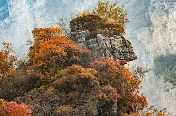 狼牙山镇|北京180公里处，有座英雄的山，这里风景美如画，秋色醉人！
