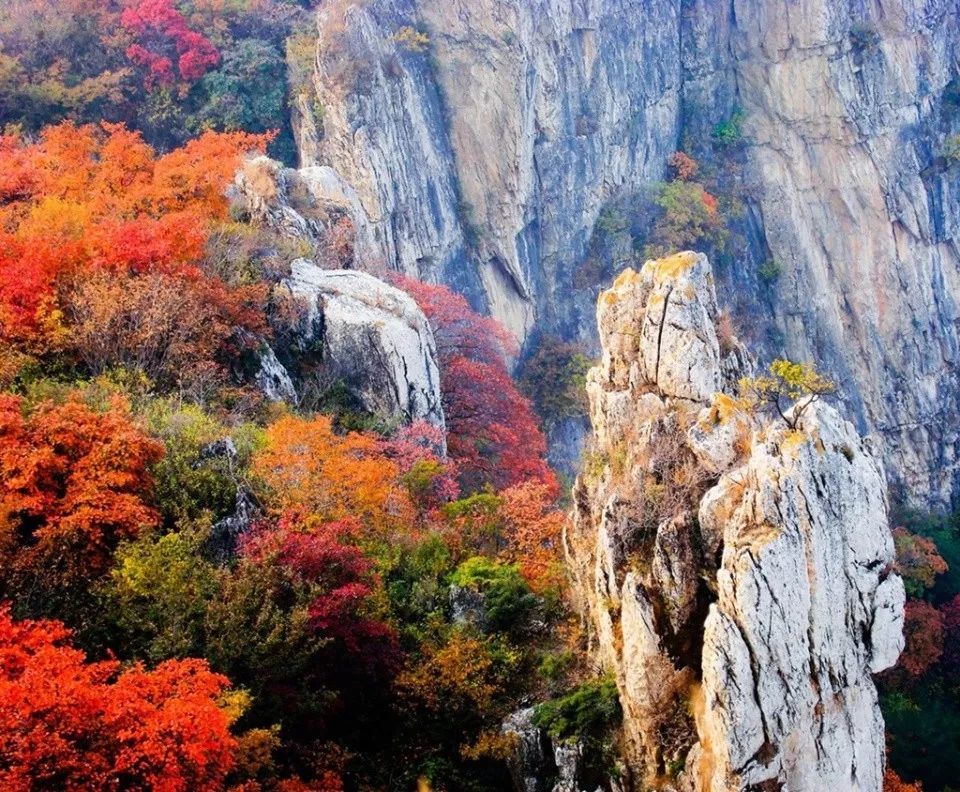 狼牙山镇|北京180公里处，有座英雄的山，这里风景美如画，秋色醉人！