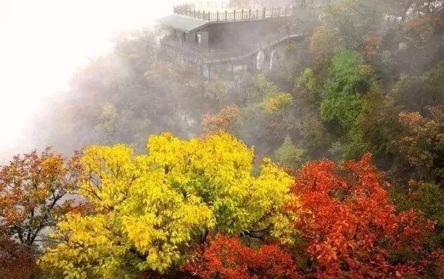 狼牙山镇|北京180公里处，有座英雄的山，这里风景美如画，秋色醉人！