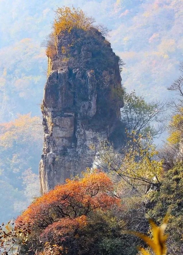 狼牙山镇|北京180公里处，有座英雄的山，这里风景美如画，秋色醉人！