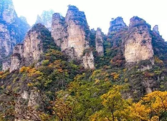 狼牙山镇|北京180公里处，有座英雄的山，这里风景美如画，秋色醉人！