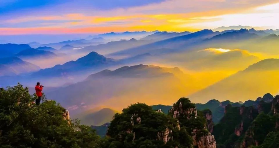 狼牙山镇|北京180公里处，有座英雄的山，这里风景美如画，秋色醉人！