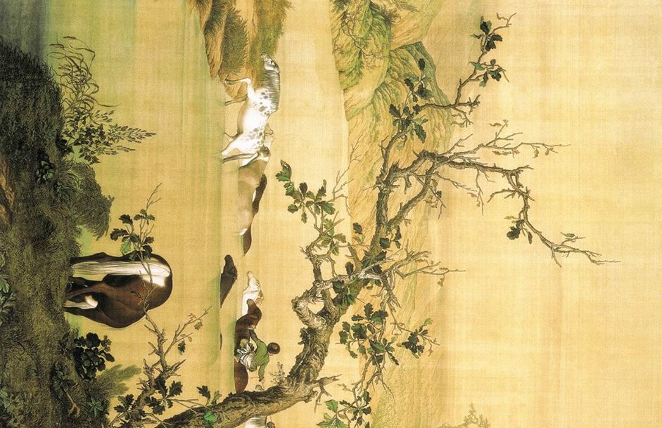 中国十大名画长卷之——《百骏图》