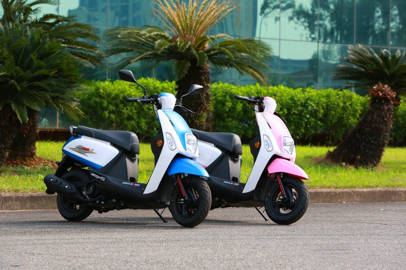 豪江现代风小踏板,5.5kw引擎德尔福电喷,满足代步,国四