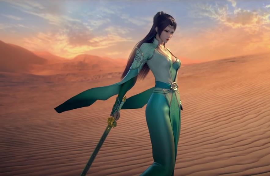 斗破苍穹第三季纳兰嫣然新形象太美了比第一季的漂亮好多