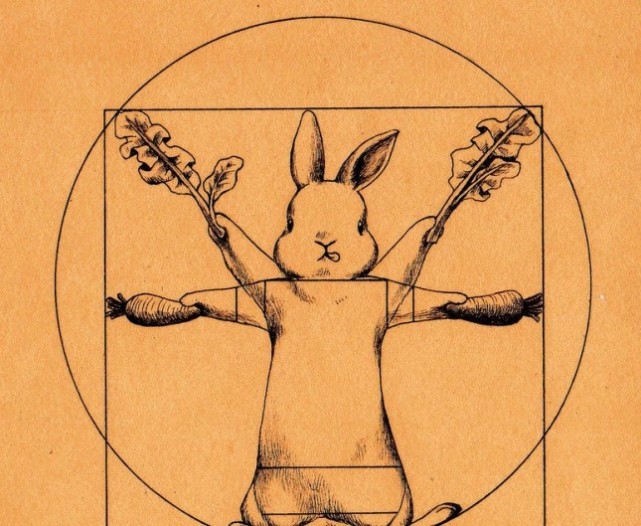 当兔子遇上名画,光是看到就很治愈