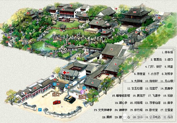 苏州的假山王国乾隆皇帝6次游玩的地方苏州园林狮子林