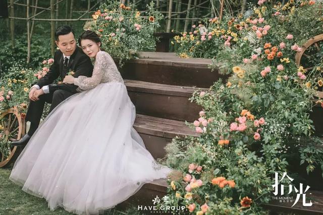这场婚礼 在竹林里造出了一个梦幻花园