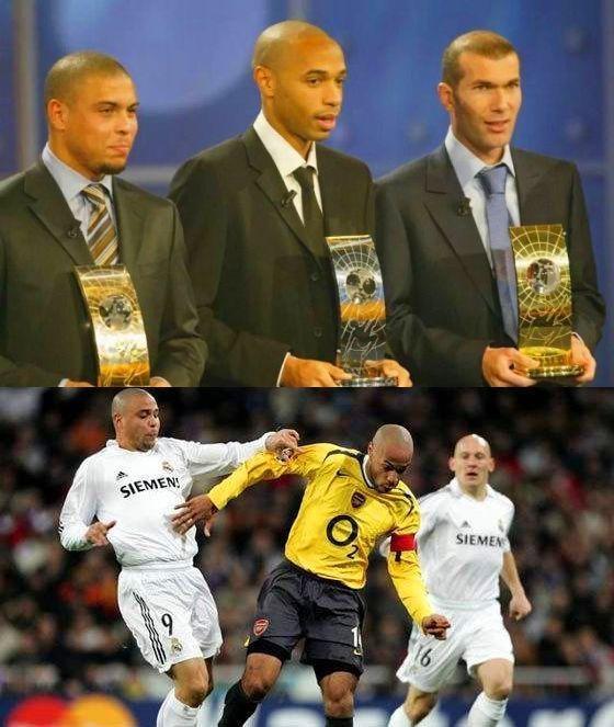 2006欧冠,吊打罗纳尔多的皇马2003联合会杯,亨利大帝把冠军,金靴和