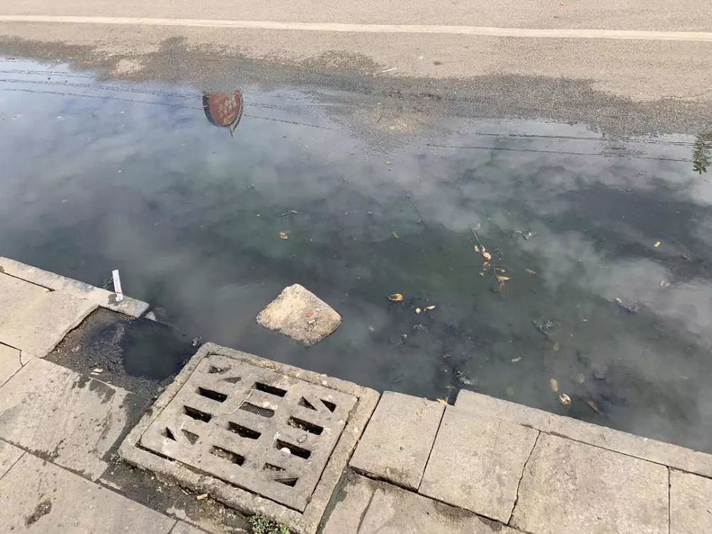 夏邑这条街污水横流1个月!谁能来帮帮?