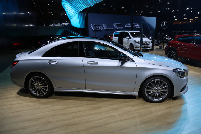 奔驰cla 220 4matic 实拍,将亮相深圳十一车展!