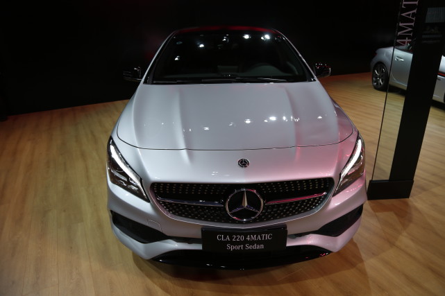 奔驰cla 220 4matic 实拍,将亮相深圳十一车展!