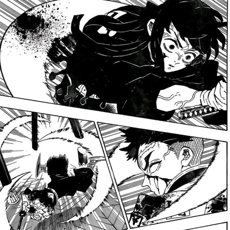 鬼灭之刃175话 不死川玄弥全场神助攻 黑死牟终战败