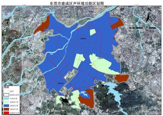 《東莞市聲環境功能區劃》研究編制工作,區劃範圍覆蓋全市行政區範圍