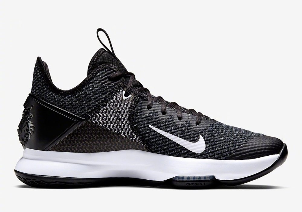 带刀侍卫lebronwitness4黑灰配色官方图