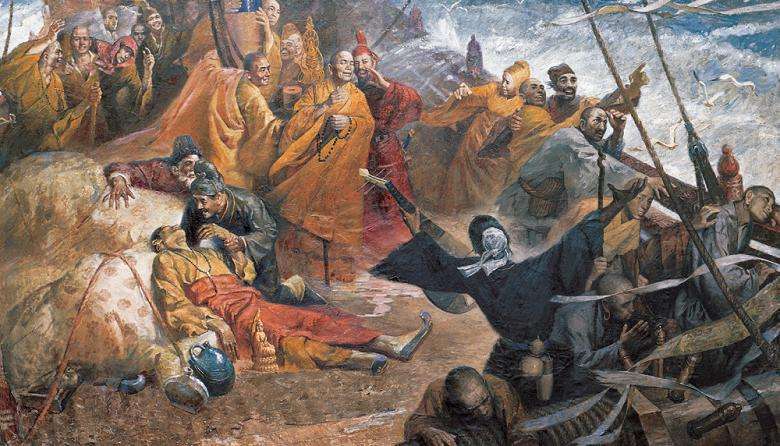 鉴真受到日本遣唐使普照和荣睿邀请后,就不断尝试,想前往日本.