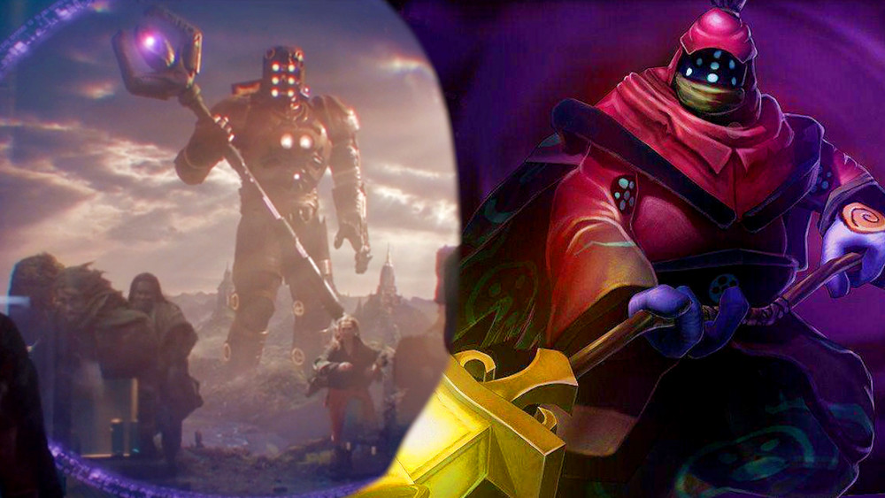 漫威曝光"天神组"概念照,头部比地球大数倍,外形酷似武器大师