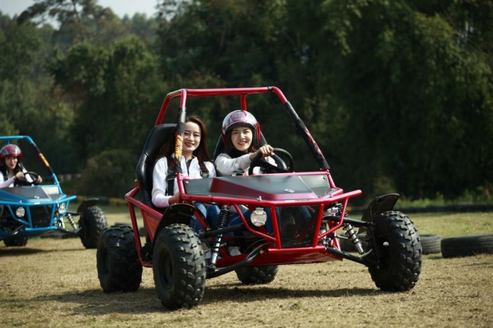 超赞高峰森林公园全新升级极速卡丁车惊险刺激丛林大挑战十月一日即将