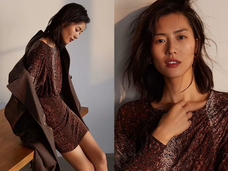 刘雯拿下新代言,穿橘色紧身针织裙配白鞋,小腿纤细笔直赚足眼球