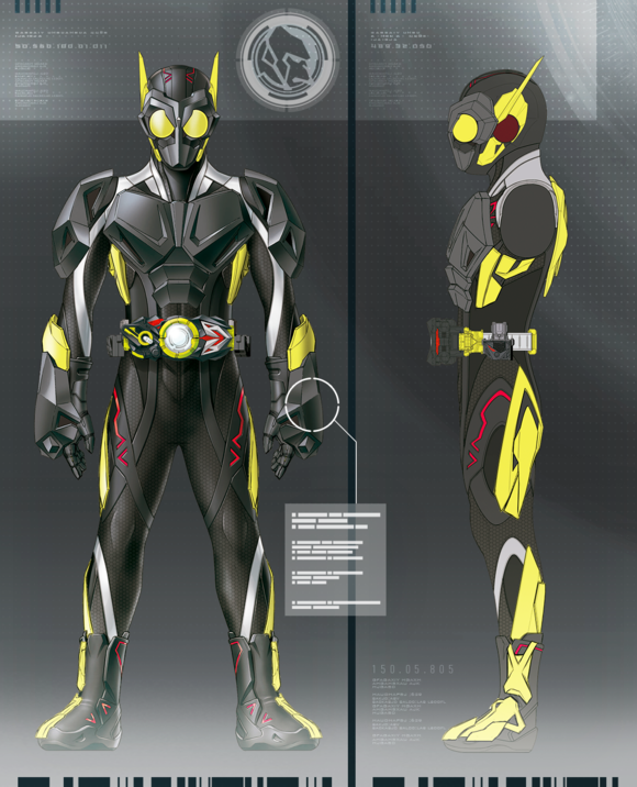 假面骑士01设计图:零一金刚形态超帅气,瓦尔坎重拳出击!