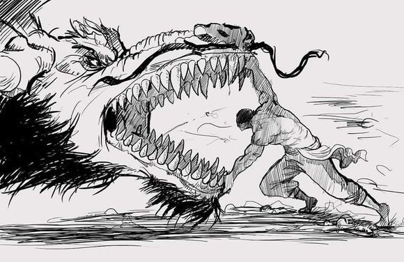 而在近日,国外一位大神就专门画了一场白胡子与凯多的战斗,接下来我们