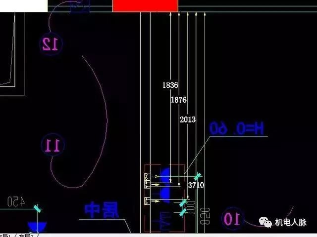 根據牆板水電深化圖進行放線;b.線管穿鋁模梁底模板開孔;c.根