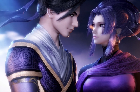 韩非和紫女都是《天行九歌》中出现的高人气偶像,但是这部动漫惟一的