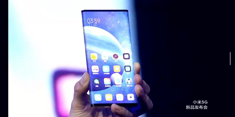 小米mix概念机发布环绕屏超100屏占比价格感人