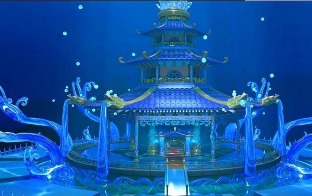 第三个地方则是水王子住的宫殿,叫做水玲龙宫.